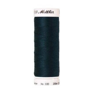 Fil polyester Mettler 200m Couleur n°0763 Bleu Vert